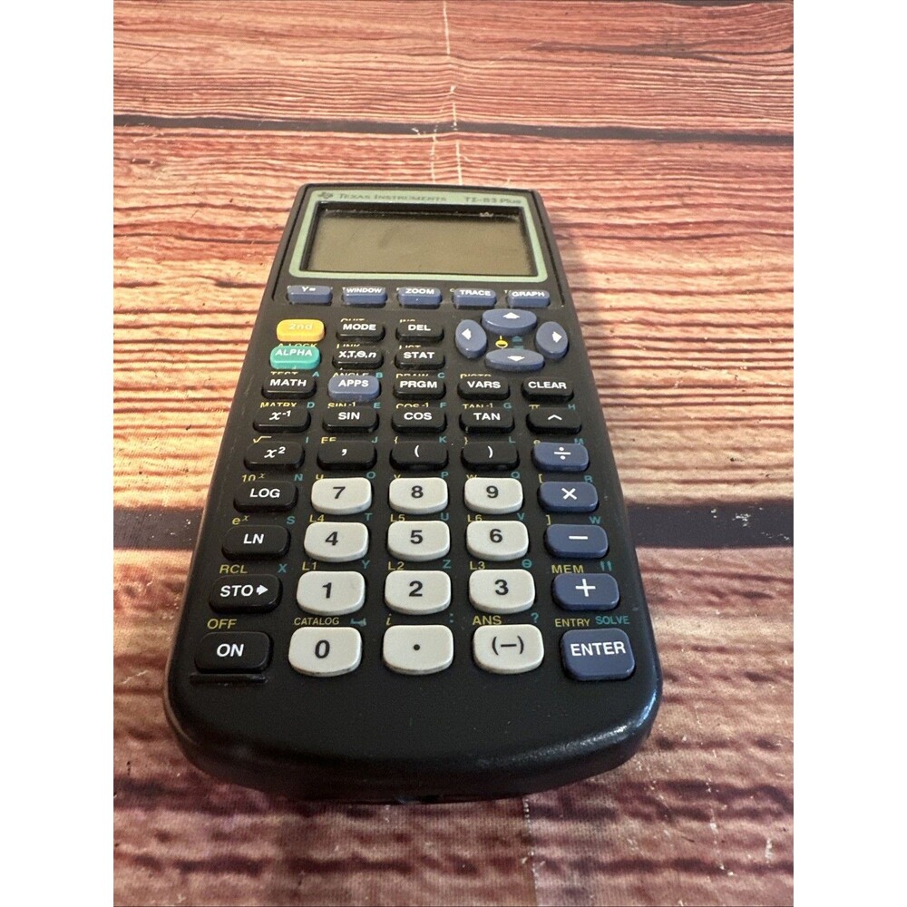Texas Instruments TI-83 Plus Graphing Calculator With Dust Cover - TESTED - Picture 6 of 11